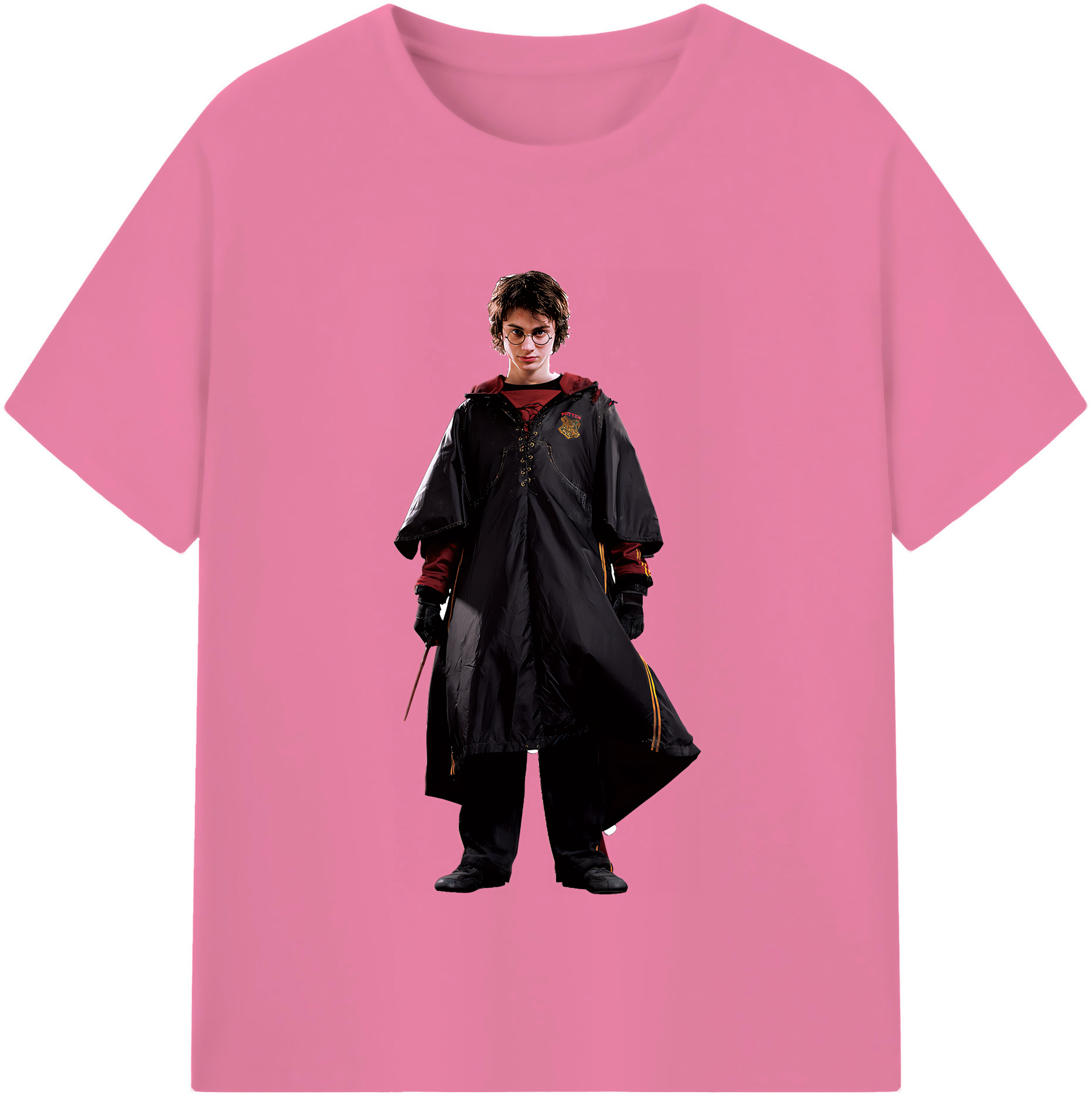 （画像用） Harry Potter ハリー・ポッターシリーズ 綿100％半袖Tシャツ（フロントプリント）